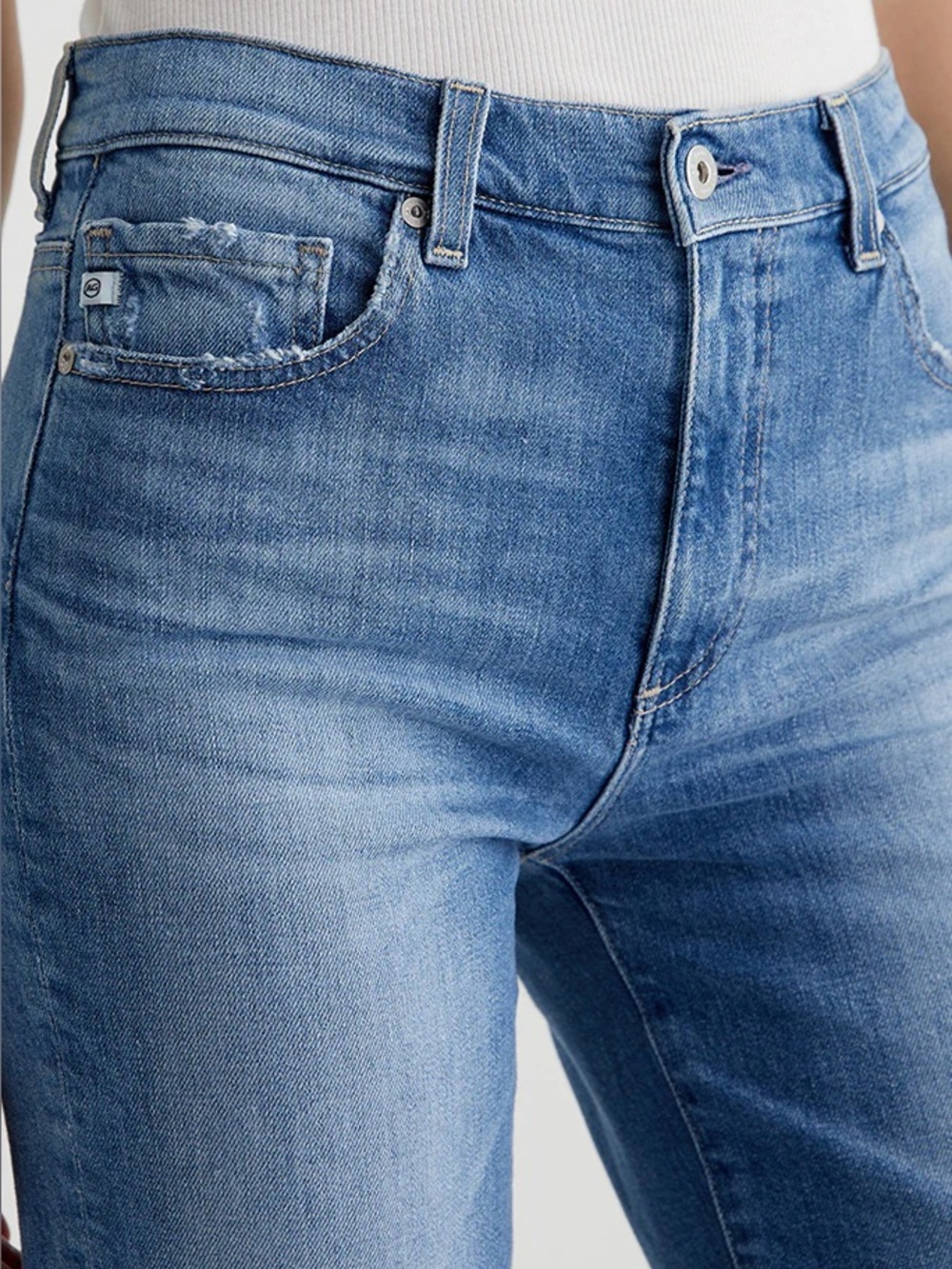 NWT (size 32) AG Jeans
Brinley Mid Rise Straight in Iris - Picture 3 of 9